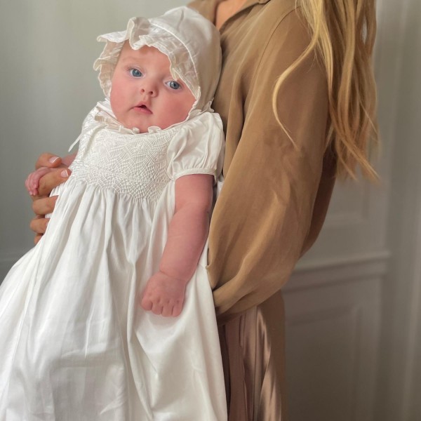 Eve Hand Smocked Special Occasion Baby Gown Eve Hand Smocked Special Occasion Baby Gown