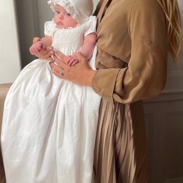 Eve Hand Smocked Special Occasion Baby Gown Eve Hand Smocked Special Occasion Baby Gown