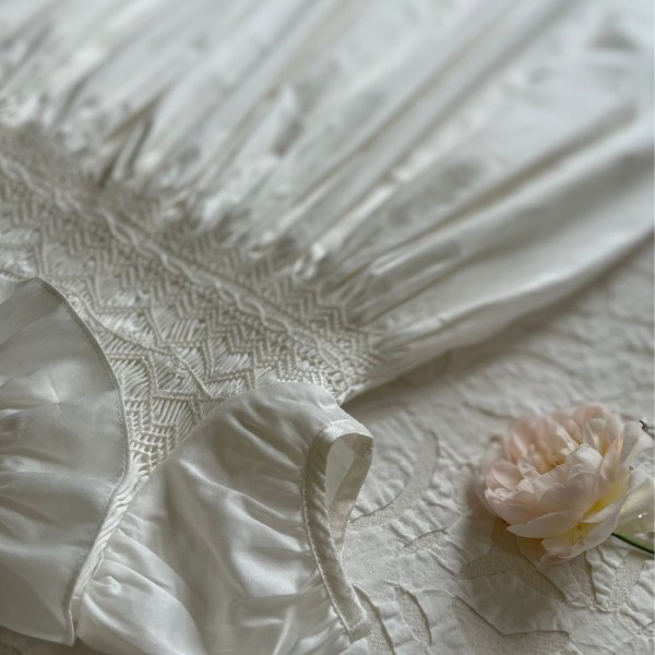 Eve Hand Smocked Special Occasion Baby Gown Eve Hand Smocked Special Occasion Baby Gown