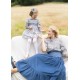 Antoinette Dress with Golden Dusk Hand Smocking Made With Liberty D’anjo Antoinette Dress with Golden Dusk Hand Smocking Made With Liberty D’anjo