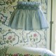 Edit58 x Smock London Elsie Lampshade Skirt Delphinium Cross Stitch with Neptune Hand Smocking Edit58 x Smock London Elsie Lampshade Skirt Delphinium Cross Stitch with Neptune Hand Smocking
