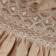 Diana Special Occasion Dress Champagne Silk with Gypsophila Hand Smocking