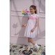 Katherine Johnson Dress Pink Grid Cotton with Strawberrylicious Hand Smocking Katherine Johnson Dress Pink Grid Cotton with Strawberrylicious Hand Smocking