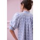 Scholl Blouse Bubble Weave Cotton with Double Cream Hand Smocking Edition 60 Scholl Blouse Bubble Weave Cotton with Double Cream Hand Smocking Edition 60