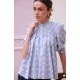 Scholl Blouse Bubble Weave Cotton with Double Cream Hand Smocking Edition 60 Scholl Blouse Bubble Weave Cotton with Double Cream Hand Smocking Edition 60