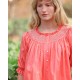 Cleopatra Blouse Calypso Stripe with Milk Hand Smocking Edition 42