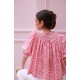 Cleopatra Blouse Pink Panther Cotton with Milkshake Hand Smocking Edition 36