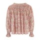 Cleopatra Blouse with Hedgerow Haze Hand Smocking made with Liberty Poppies and Daisies Edition 30