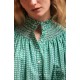 Scholl Blouse Golf Hole Green with Chalk Hand Smocking Edition 72 Scholl Blouse Golf Hole Green with Chalk Hand Smocking Edition 72