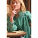 Scholl Blouse Golf Hole Green with Chalk Hand Smocking Edition 72 Scholl Blouse Golf Hole Green with Chalk Hand Smocking Edition 72