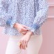 Scholl Blouse Seurat Splat with Sapphire Hand Smocking Edition 64 Scholl Blouse Seurat Splat with Sapphire Hand Smocking Edition 64