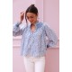 Scholl Blouse Seurat Splat with Sapphire Hand Smocking Edition 64 Scholl Blouse Seurat Splat with Sapphire Hand Smocking Edition 64