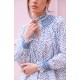 Scholl Blouse Seurat Splat with Sapphire Hand Smocking Edition 64 Scholl Blouse Seurat Splat with Sapphire Hand Smocking Edition 64