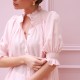 Scholl Summer Blouse Seashell Cotton Voile with Milk Hand Smocking Edition 67 Scholl Summer Blouse Seashell Cotton Voile with Milk Hand Smocking Edition 67